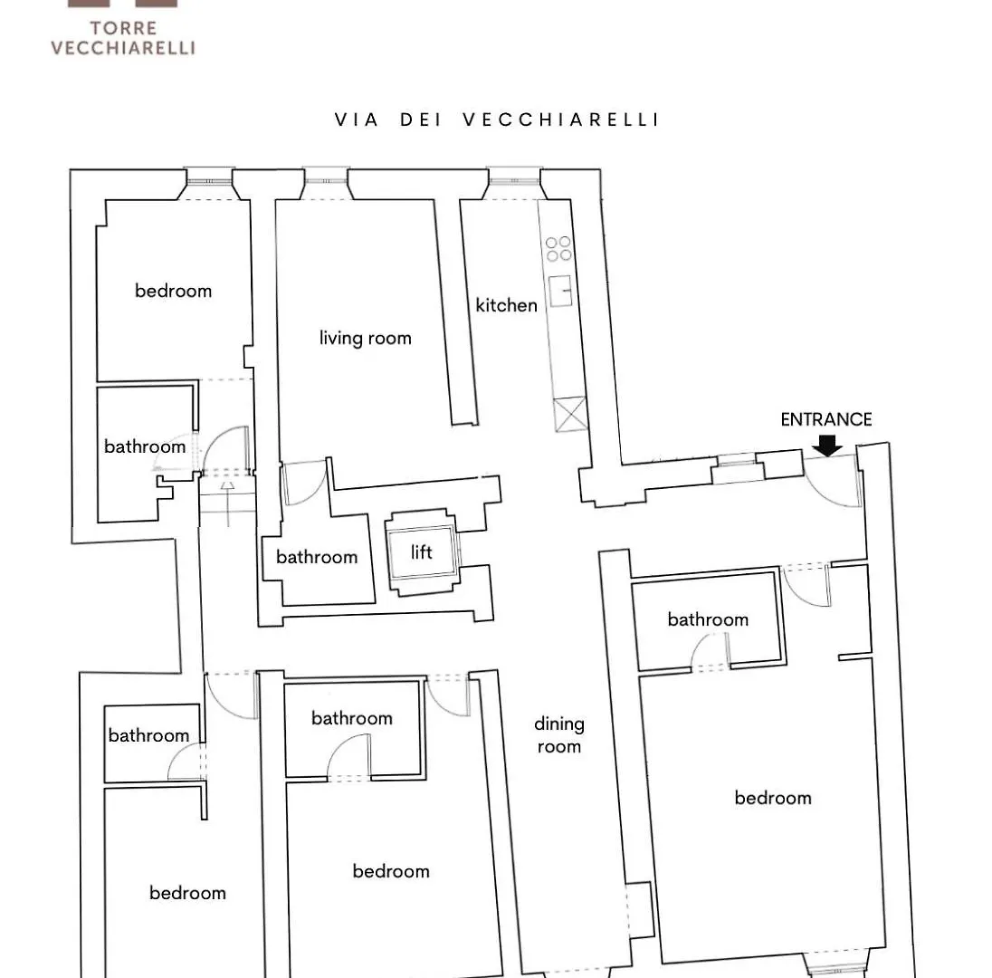 Residenza Torre Vecchiarelli - Apt 1 Rome Apartment
